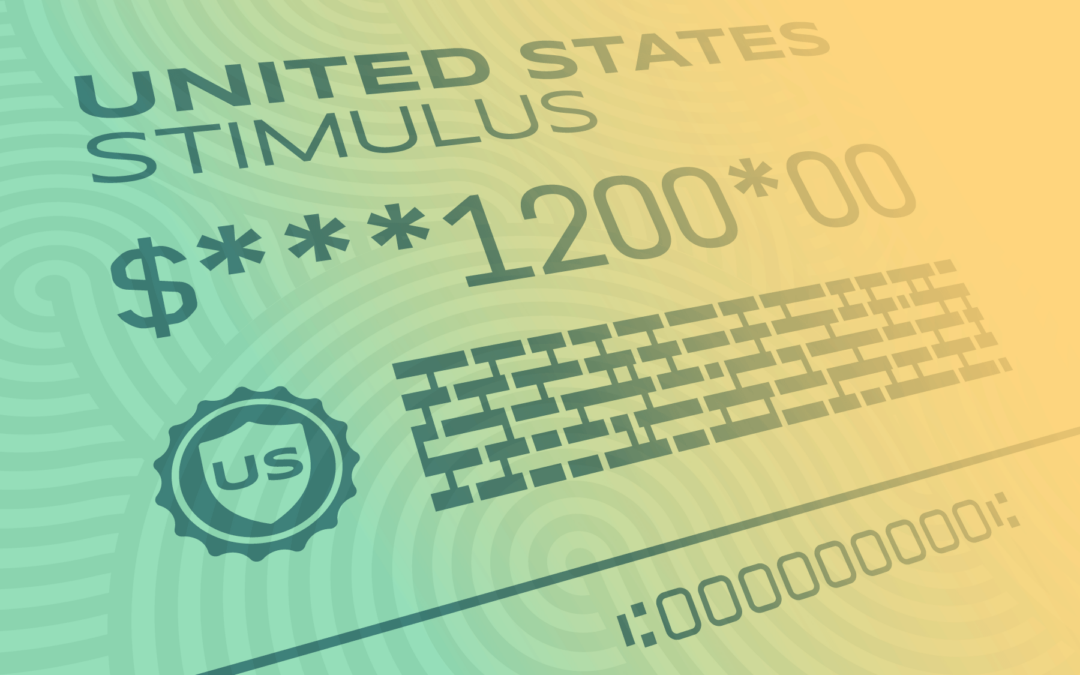 A United States stimulus check in the amount of $1,200.00